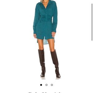 NWT- Atoir- Bondi Dress in Sea (Teal Green)- Small